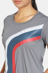 Zelocity Easy Movement Quick Dry T-Shirt - Grey Blue — thumbnail 4
